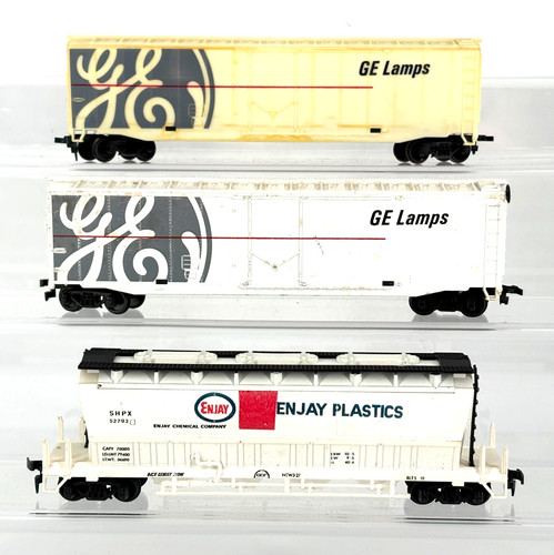 Freight car lot - car, ge