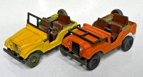 Two roco scale jeeps - 1:87,