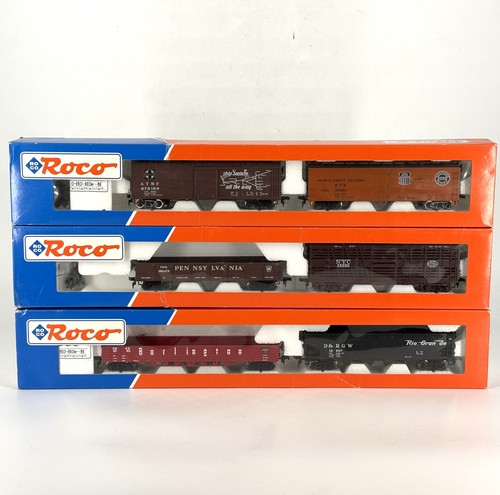 Roco scale freight car lot - ho,